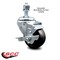 Service Caster 3.5 Inch Hard Rubber Wheel Swivel 12mm Threaded Stem Caster with Brake SCC SCC-TS20S3514-HRS-TLB-M1215 - alternate 4